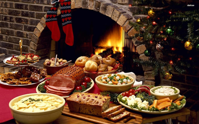 Văn hóa ẩm thực của Anh - Bữa tiệc thịnh soạn chuẩn bị cho đêm Giáng Sinh tại Anh