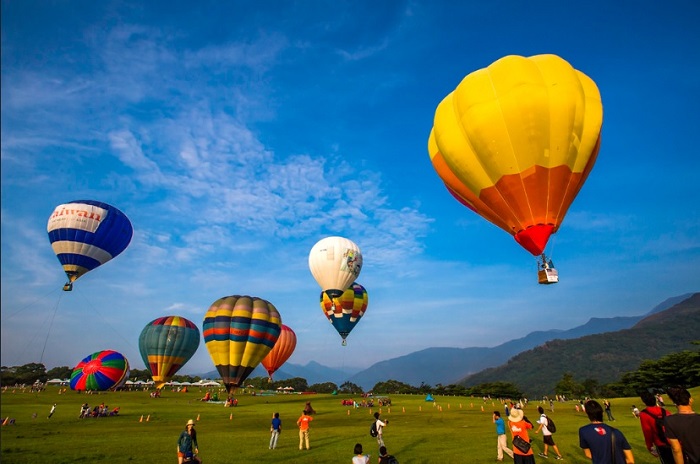 Du lịch Đài Loan mùa nào đẹp - Lễ hội khinh khí cầu vào mùa hè