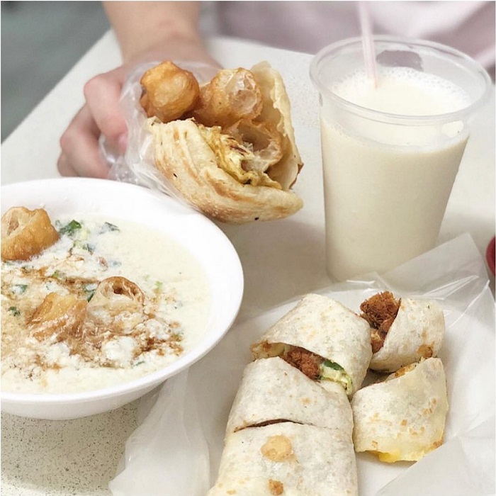 Ăn gì ở Đài Bắc - Bữa sáng với sữa đậu nành