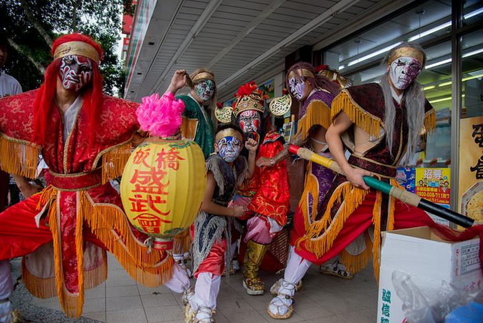 Lễ hội Đài Loan - Hóa trang tại lễ hội ma Đài Loan