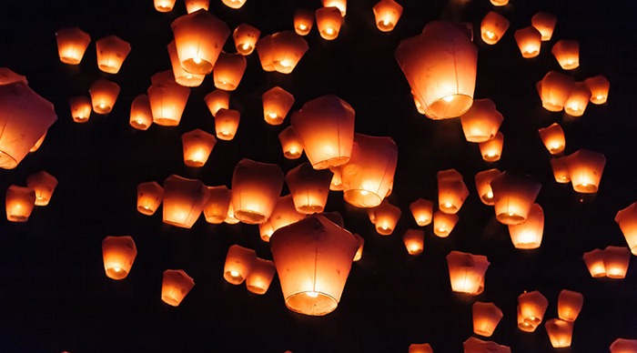 Lễ hội Đài Loan - Thả đèn tại lễ hội