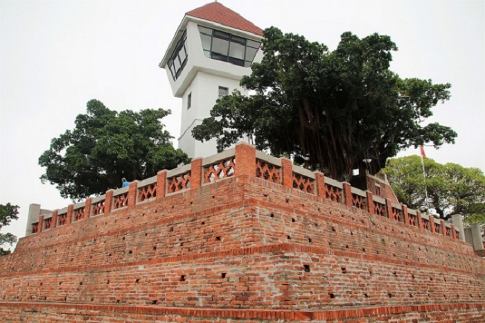 Pháo đài An Bình Đài Nam - Tường thành pháo đài