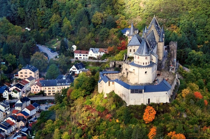 địa điểm du lịch Luxembourg - Lâu đài Vianden