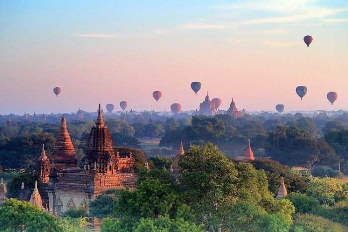 Đên Bagan khi du lịch Đông Nam Á