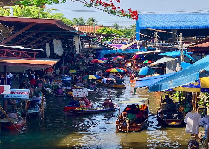 khám phá chợ nổi Thái Lan 1 ngày