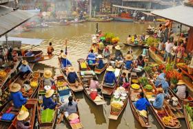 Đến Thái Lan trải nghiệm Chợ Nổi Bốn Miền