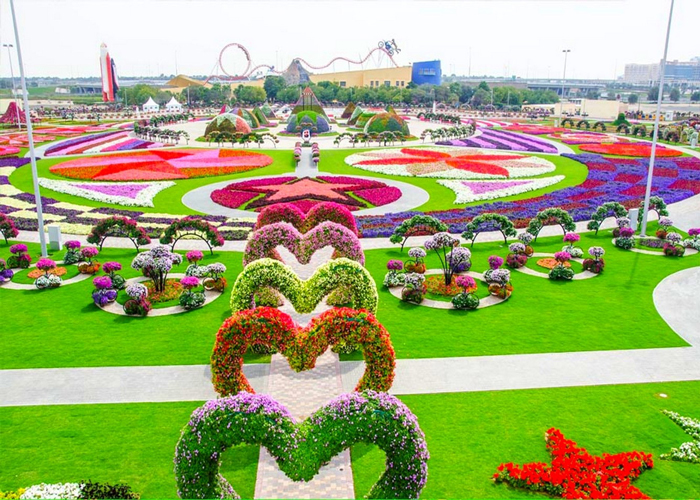 Vườn hoa diệu kỳ ở Dubai