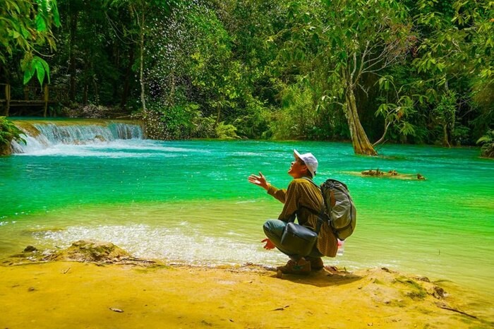 Đi tour Lào cần chuẩn bị gì với điểm đến là thác nước Kuang Si