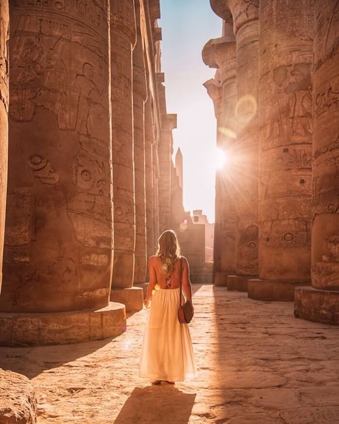 trải nghiệm trong tour Ai Cập đừng bỏ qua tham quan quần thể đền thờ Luxor 
