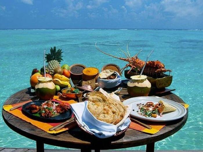 Tại sao nên đi tour Maldives? với ẩm thực phong phú