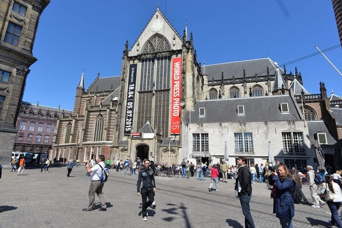 Lịch trình tour Amsterdam 3 ngày nhớ ghé thăm nhà thờ Nieuwe Kerk