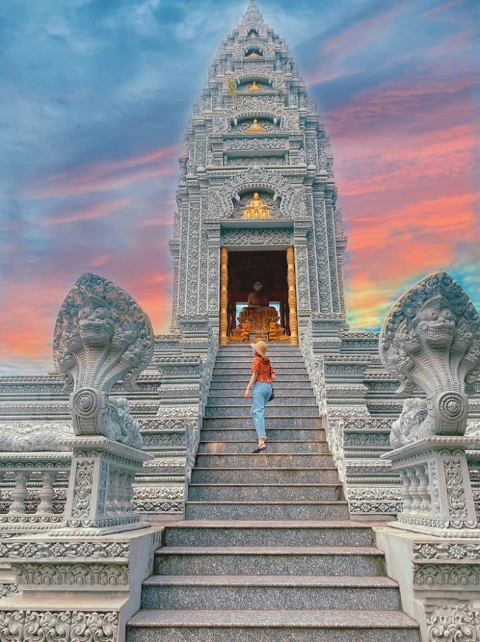 Chùa Som Rong - Ngôi chùa Khmer tuyệt đẹp ở Sóc Trăng