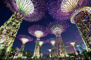 HCM - Singapore 4N3Đ, KS 4*- Công Viên Khủng Long - Khu Vườn Trên Mây - Gardens By The Bay - Chùa Răng Phật