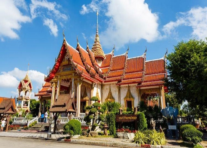Vẻ đẹp uy nghiêm của chùa Wat Chalong
