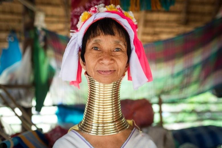 Làng dân tộc cổ dài Kayan ở Chiang Mai