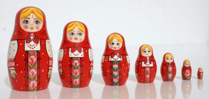 Búp bê Matryoshka được hàng triệu du khách mua về làm quà khi đến Cáp Nhĩ Tân  