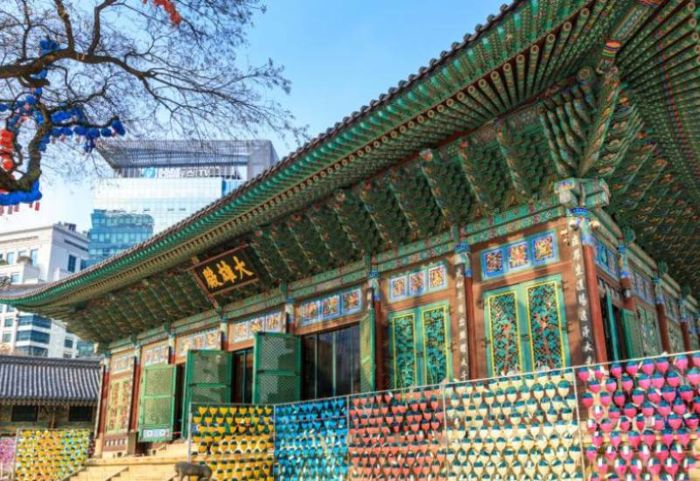 Kiến trúc Phật giáo độc đáo ở đền Jogyesa (Nguồn: Mia.vn)