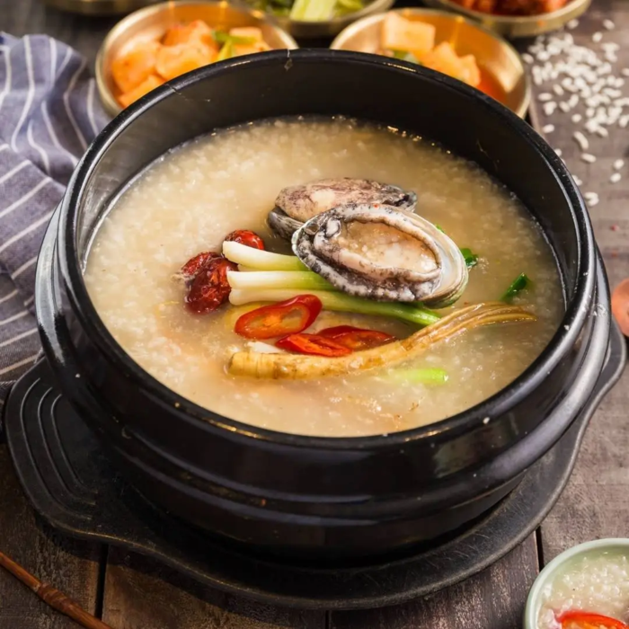 Cháo Bào Ngư Jeon Bok Juk bổ dưỡng thơm ngon(