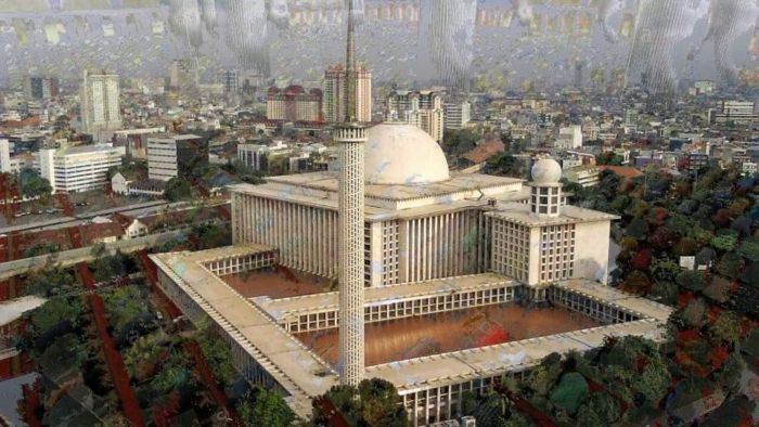 Kiến trúc nổi bật của nhà thờ Hồi giáo Istiqlal