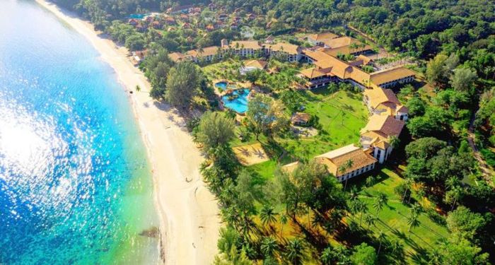 Bãi biển ở Batam mang trong mình nét đẹp yên bình, thơ mộng