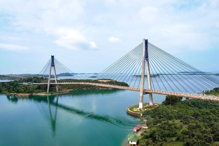 Cầu Barelang sở hữu kiến trúc đặc biệt