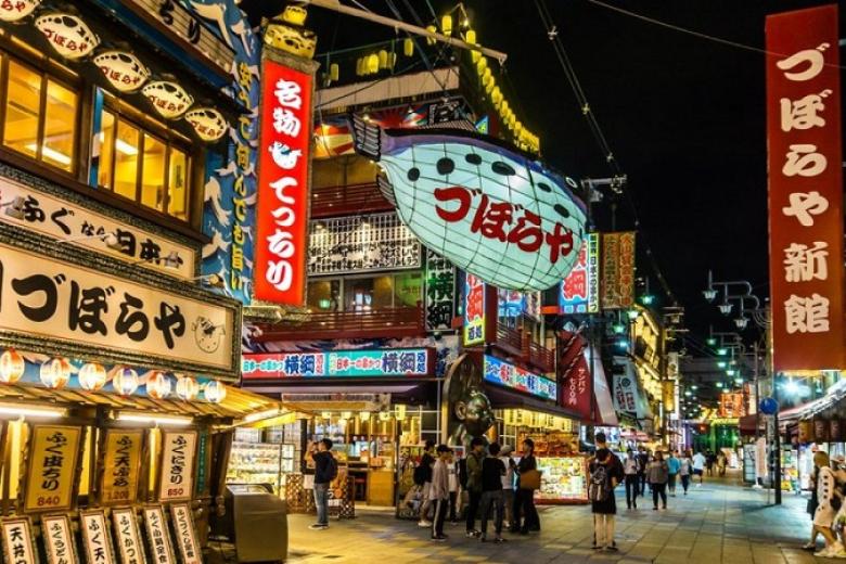 Dạo bộ ở khu phố Dotonbori