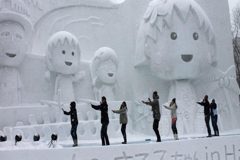Lễ hội tuyết “Yuki Matsuri” tại Công viên Odori