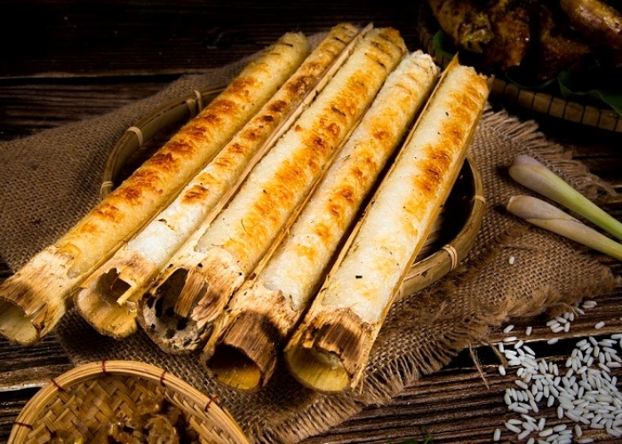 Cơm lam là món ăn không thể thiếu trong hành trình du lịch Đèo Mã Pì Lèng