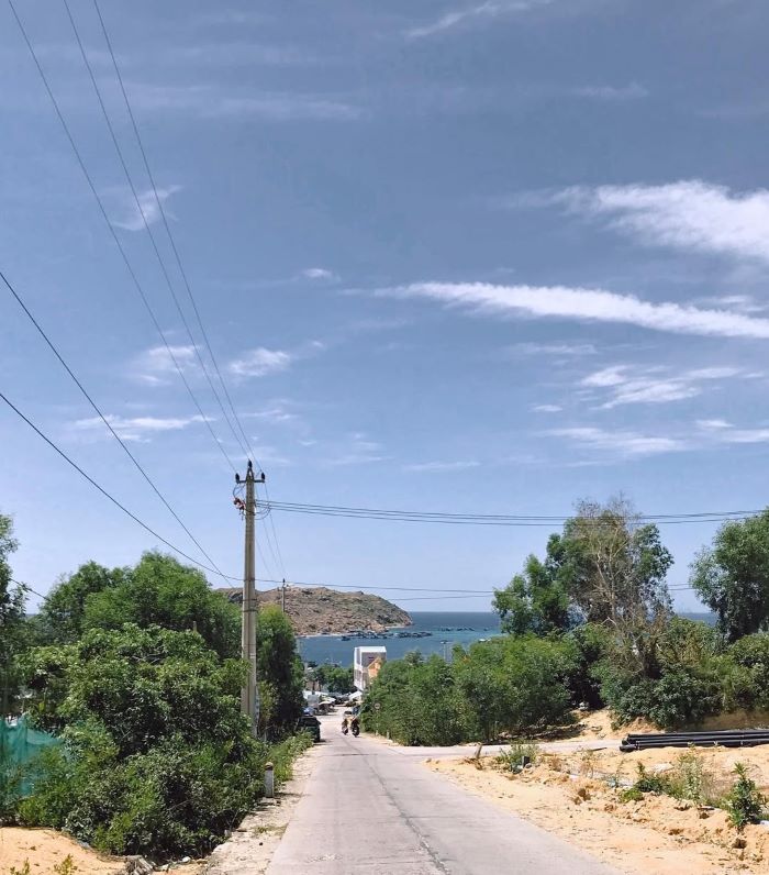 Vùng biển Eo Gió với không khí trong lành