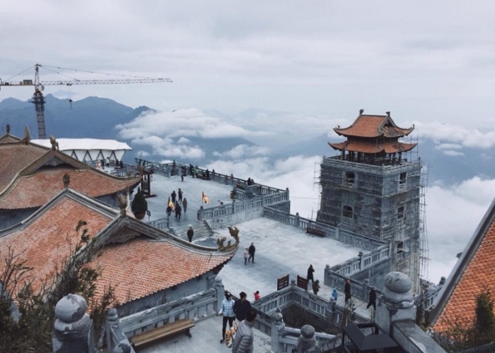 Bích Vân Thiền Tự là một trong những công trình tâm linh nổi bật trên đỉnh Fansipan