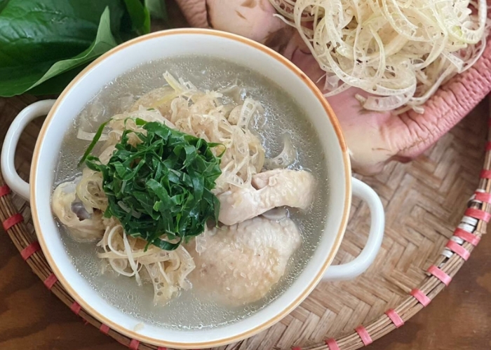 Canh loóng là món ăn truyền thống của người Mường tại Hòa Bình Canh loóng là món ăn truyền thống của người Mường tại Hòa Bình