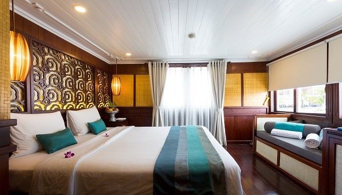 Phòng Terrace Suite trên du thuyền Bhaya Classic -