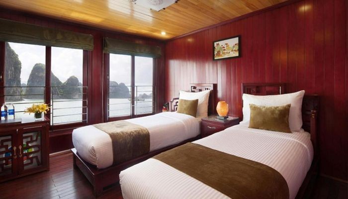 Phòng double bed trên du thuyền - Du thuyền Oasis Party