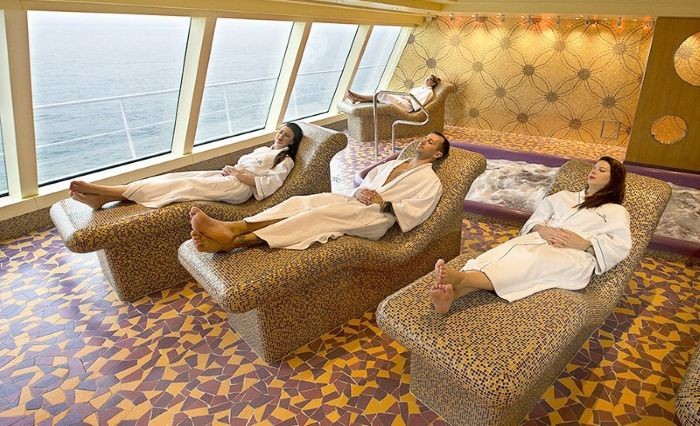 Hệ thống tiện ích spa, xông hơi, massage xịn sò - du thuyền Santa Maria Halong