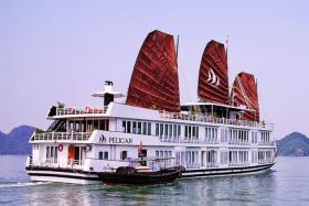 Khám phá du thuyền Pelican nổi bật với kiến trúc Á Đông