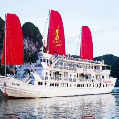 Tour du thuyền 4* Syrena 2N1Đ ngủ đêm trên Vịnh Hạ Long