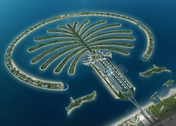 Du lịch dubai có gì he Palm jumeirah. Khu quần đảo nhân tạo cao cấp bậc nhất thế giới này được thiết kế rất độc đáo