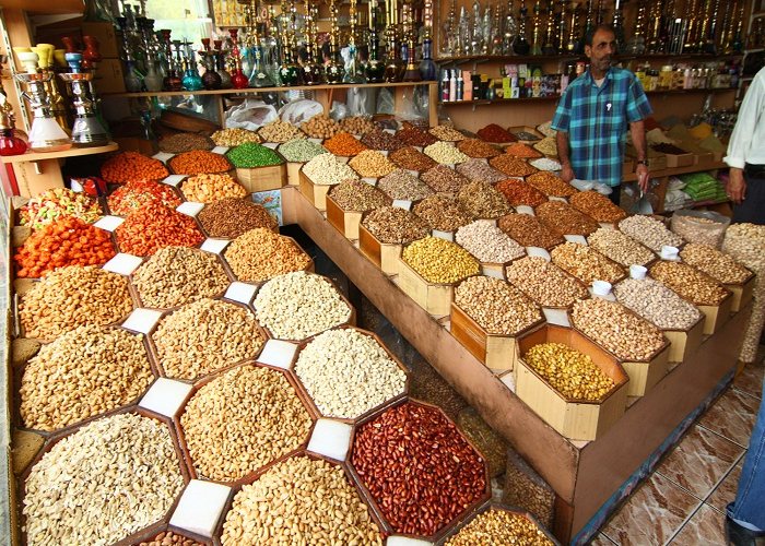 Chợ gia vị Spice Souk bán vô số gia vị, hương liệu đặc trưng