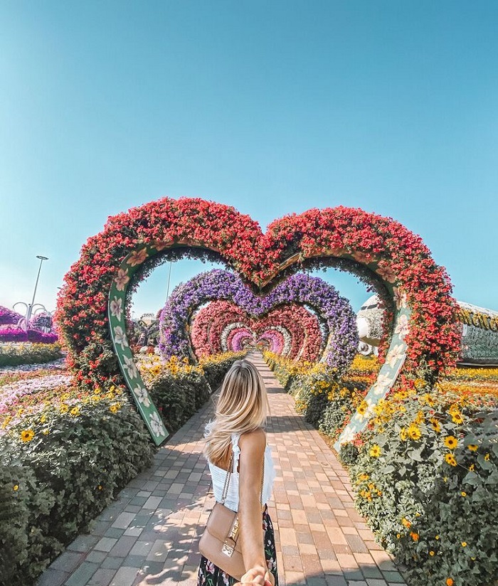 Vườn hoa kỳ diệu, du lịch Dubai tháng 10