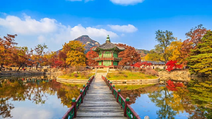 Cung điện ở Hàn Quốc - Hài hòa với thiên nhiên.