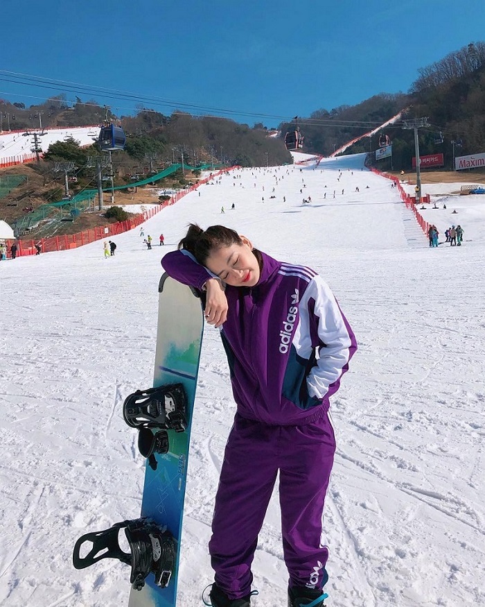 Trải nghiệm trượt tuyết Khi du ngoạn Nước Hàn nhập mùa tuyết rơi