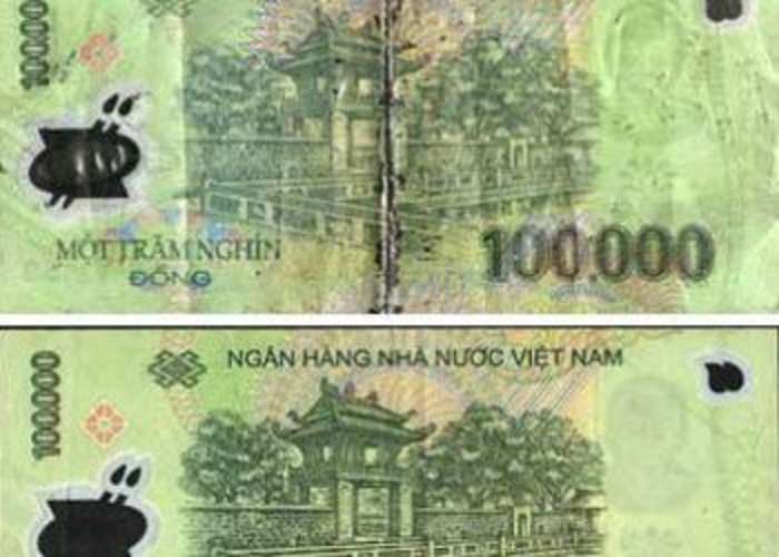 Đổi tiền Indonesia - Tiền bị nhàu nát và rách