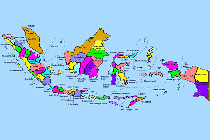 Indonesia có gì đặc biệt - Indonesia gồm các đảo lớn nhỏ tạo thành