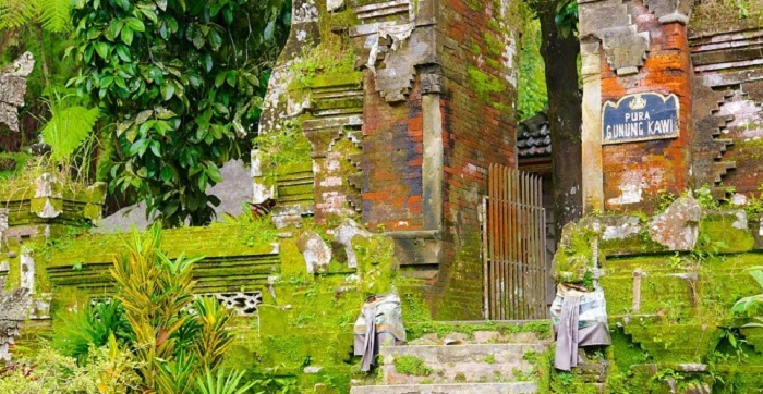 Đền Pura Gunung Kawi - Quang cảnh rêu phong cổ kính
