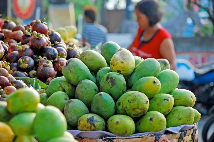 Chợ đêm Sanur - Trái cây tươi rói tại chợ.