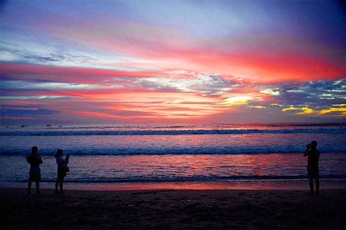 Bãi biển Kuta - Cảnh hoàng hôn - Thời khắc đẹp đẽ nhất của bãi biển Kuta