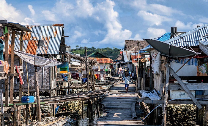 Ngôi làng ở đảo Hoga, đảo Wakatobi