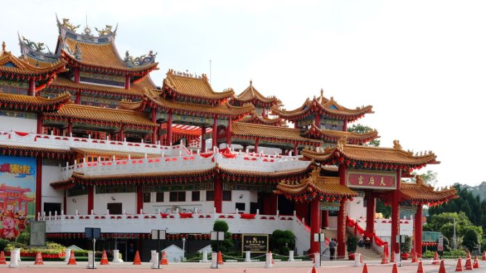 Kinh nghiệm du lịch Kuala Lumpur - Chùa Thiên Hậu mang đậm phong cách kiến trúc Trung Hoa