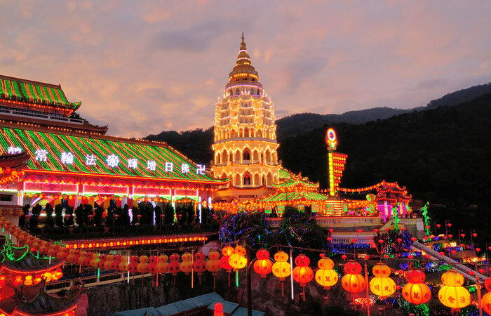 Những cảnh đẹp ở Malaysia - Chùa Kek Lok Si là một trong ngôi chùa đẹp ở Malaysia