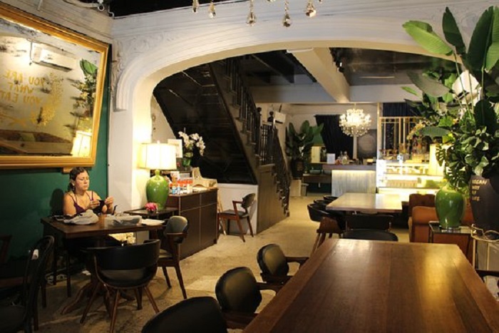 Quán cafe đẹp ở Penang - Không gian tại Pinxin Vegan Cuisine